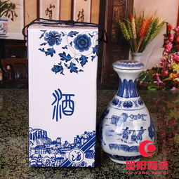 中國紅與青花山水陶瓷酒瓶定制 價格、廠家與酒類經營全解析